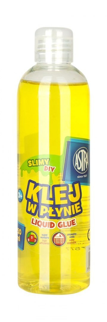 Klej w płynie Astra żółty 250ml Klej w płynie Astra żółty 250ml