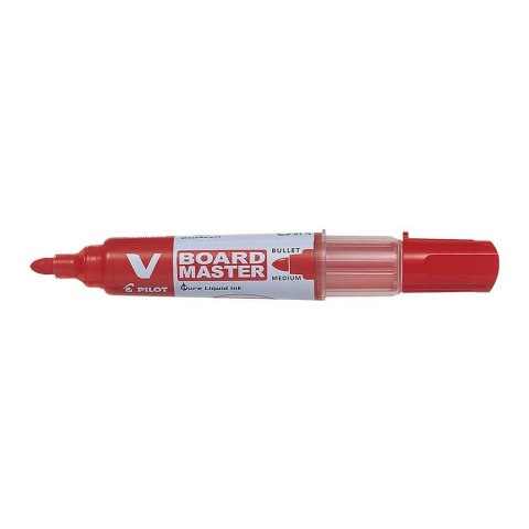Marker suchościeralny Pilot V Board Master czerwony 2,3mm okrągła końcówka (WBMA-VBM-M-R-BG) Marker suchościeralny Pilot V Board Master czerwony 2,3mm okrągła końcówka (WBMA-VBM-M-R-BG)