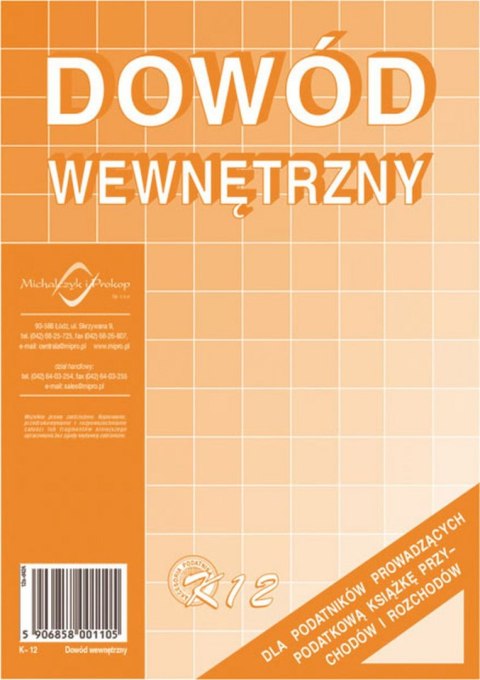 Druk offsetowy Michalczyk i Prokop Dowód wewnętrzny A5 A5 40k. (K-12) Druk offsetowy Michalczyk i Prokop Dowód wewnętrzny A5 A5 40k. (K-12)