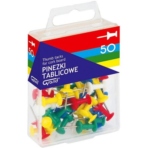Pinezki Grand tablicowe kolor: mix 30 szt (110-1419) Pinezki Grand tablicowe kolor: mix 30 szt (110-1419)