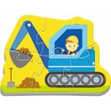 Puzzle puzzle baby classic pojazdy na budowie 3, 4, 5, 6 el. Trefl (36072)