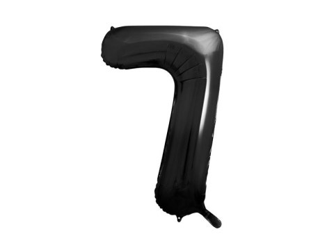 Balon foliowy Partydeco Cyfra 7, 86cm, czarny 34cal (FB1M-7-010) Balon foliowy Partydeco Cyfra 7, 86cm, czarny 34cal (FB1M-7-010)