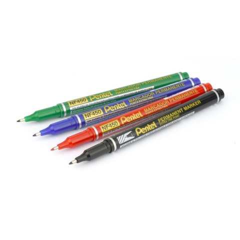 Marker permanentny czarny 0,6-1,0mm okrągła końcówka Pentel (NF450) Marker permanentny czarny 0,6-1,0mm okrągła końcówka Pentel (NF450)