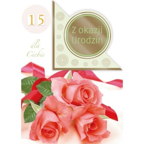 Kartka urodzinowa wycinana Pol-Mak z możliwością ustawienia cyfr B6 (B6S_URPA) Kartka urodzinowa wycinana Pol-Mak z możliwością ustawienia cyfr B6 (B6S_URPA)