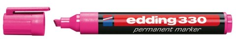 Marker permanentny Edding różowy 1-5mm ścięta końcówka Marker permanentny Edding różowy 1-5mm ścięta końcówka