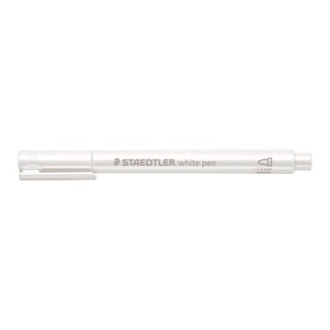 Marker permanentny Staedtler metaliczny biały 1-2mm okrągła końcówka (8323-0) Marker permanentny Staedtler metaliczny biały 1-2mm okrągła końcówka (8323-0)