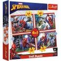 Puzzle Trefl Spider Man 4w1 el. (34384) Puzzle Trefl Spider Man 4w1 el. (34384)