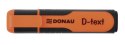Zakreślacz Donau D-Text pomarańczowy 1,0-5,0mm (7358001PL-12) Zakreślacz Donau D-Text pomarańczowy 1,0-5,0mm (7358001PL-12)