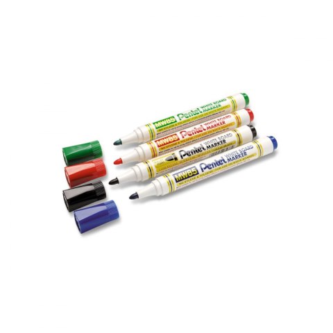 Marker suchościeralny Pentel zielony 1,9mm okrągła końcówka Marker suchościeralny Pentel zielony 1,9mm okrągła końcówka
