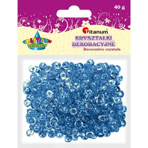 Koraliki kreatywne Titanum Craft-Fun Series plastikowe ciemnoniebieskie (40g) Koraliki kreatywne Titanum Craft-Fun Series plastikowe ciemnoniebieskie (40g)