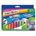 Kredki świecowe St.Majewski Bambino 12 k 12 kol. Kredki świecowe St.Majewski Bambino 12 k 12 kol.