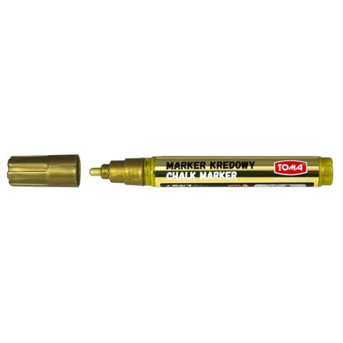 Marker specjalistyczny Toma srebrny kredowy srebrny 4,45mm okrągła końcówka (To-291) Marker specjalistyczny Toma srebrny kredowy srebrny 4,45mm okrągła końcówka (To-291)