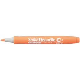 Marker permanentny Artline pastel decorite pomarańczowy 1,0mm pędzelek końcówka (AR-033 5 4)