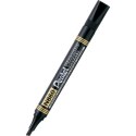Marker permanentny czarny 1,2-4,5mm ścięta końcówka Pentel (N860)