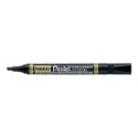 Marker permanentny czarny 1,2-4,5mm ścięta końcówka Pentel (N860)