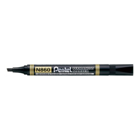 Marker permanentny czarny 1,2-4,5mm ścięta końcówka Pentel (N860) Marker permanentny czarny 1,2-4,5mm ścięta końcówka Pentel (N860)