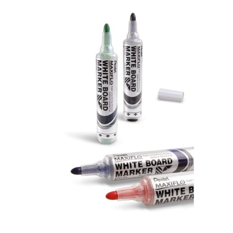 Marker suchościeralny Pentel zielony 2,0-2,5mm okrągła końcówka Marker suchościeralny Pentel zielony 2,0-2,5mm okrągła końcówka