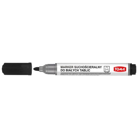 Marker suchościeralny Toma czarny okragły czarny 2,0mm okrągła końcówka (TO-266 3 2) Marker suchościeralny Toma czarny okragły czarny 2,0mm okrągła końcówka (TO-266 3 2)