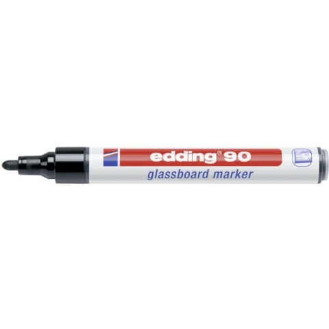 Marker specjalistyczny Edding czarny 2,0-3,0mm okrągła końcówka (90/001/C ED)