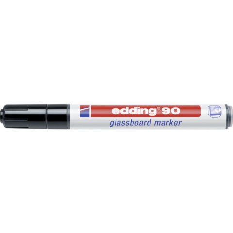 Marker specjalistyczny Edding czarny 2,0-3,0mm okrągła końcówka (90/001/C ED) Marker specjalistyczny Edding czarny 2,0-3,0mm okrągła końcówka (90/001/C ED)