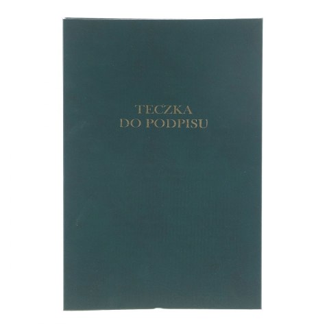Teczka do podpisu Barbara A4 zielony 8k. tektura pokryta folią (1822202) Teczka do podpisu Barbara A4 zielony 8k. tektura pokryta folią (1822202)