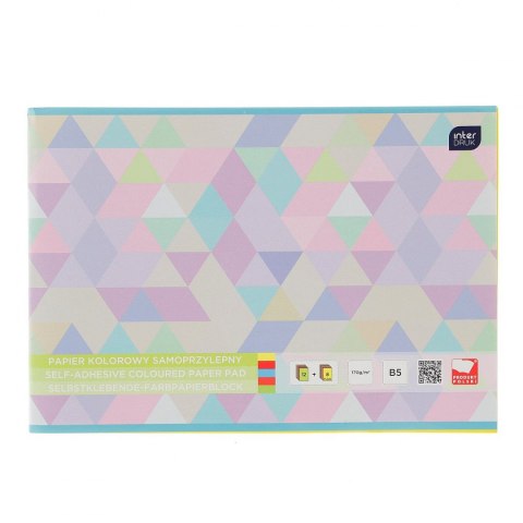 Zeszyt papierów kolorowych Interdruk B5 170g 20k Zeszyt papierów kolorowych Interdruk B5 170g 20k