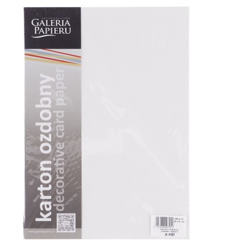 Papier ozdobny (wizytówkowy) Galeria Papieru sukno A4 biały 180g (204101) Papier ozdobny (wizytówkowy) Galeria Papieru sukno A4 biały 180g (204101)