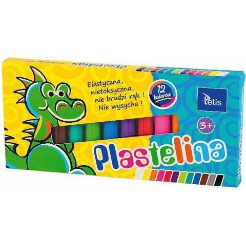 Plastelina 12 kol. mix 15g Tetis (KP001-D) Plastelina 12 kol. mix 15g Tetis (KP001-D)