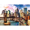 Puzzle Trefl Koty w Nowym Jorku 1000 el. (10595) Puzzle Trefl Koty w Nowym Jorku 1000 el. (10595)