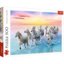 Puzzle Trefl białe konie w galopie 500 el. (37289) Puzzle Trefl białe konie w galopie 500 el. (37289)