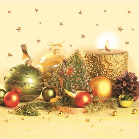 Serwetki gwiazdka mix bibuła [mm:] 330x330 Pol-mak (Sd GW)