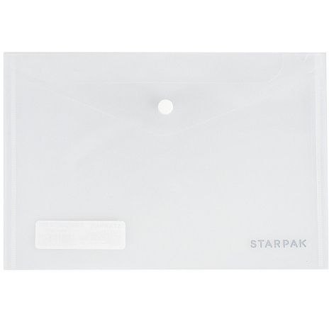 Teczka plastikowa na guzik Office A5 przezroczysta Starpak (391914) Teczka plastikowa na guzik Office A5 przezroczysta Starpak (391914)