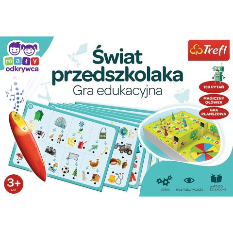 Gra edukacyjna Trefl Świat przedszkolaka Mały Odkrywca i Magiczny ołówek Świat przedszkolaka Magiczny ołówek (02112) Gra edukacyjna Trefl Świat przedszkolaka Mały Odkrywca i Magiczny ołówek Świat przedszkolaka Magiczny ołówek (02112)