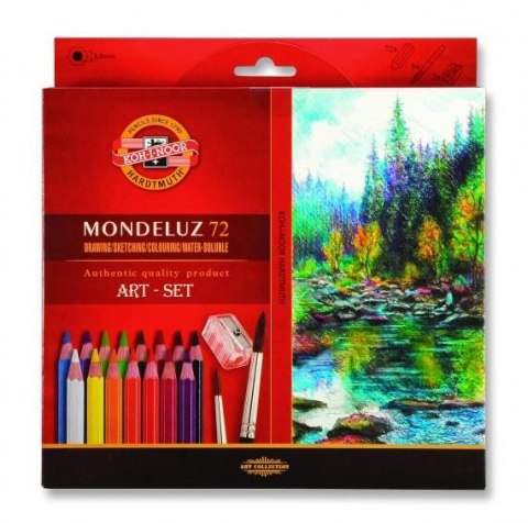 Kredki akwarelowe Koh-I-Noor mondeluz 72 kol. (3714) Kredki akwarelowe Koh-I-Noor mondeluz 72 kol. (3714)
