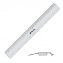 Linijka aluminiowa Leniar 20cm Linijka aluminiowa Leniar 20cm