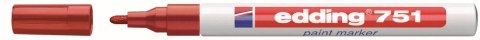 Marker specjalistyczny czerwone 1,2mm okrągła końcówka Edding (ED-751002)