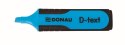 Zakreślacz Donau D-Text niebieski 1,0-5,0mm (7358001PL-10) Zakreślacz Donau D-Text niebieski 1,0-5,0mm (7358001PL-10)