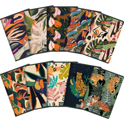 Zeszyt Top 2000 COLLAGE TROPICS A5 96k. 70g linia (400157940) Zeszyt Top 2000 COLLAGE TROPICS A5 96k. 70g linia (400157940)
