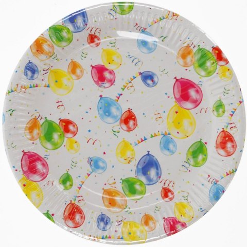 Talerz jednorazowy Pol-mak papier śr. 22mm 8 szt Talerz jednorazowy Pol-mak papier śr. 22mm 8 szt