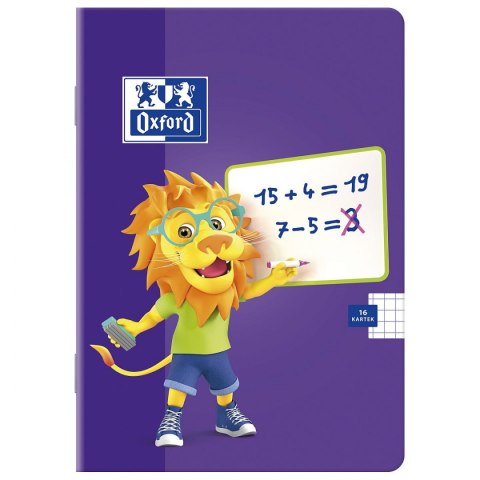 Zeszyt Oxford Lion A5 32k. 90g linia podwójna (400106955) Zeszyt Oxford Lion A5 32k. 90g linia podwójna (400106955)