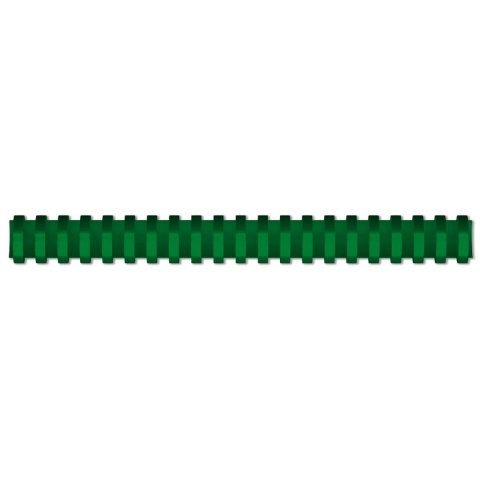 Grzbiety do bindowania Titanum A4 zielony plastik śr. 32mm Grzbiety do bindowania Titanum A4 zielony plastik śr. 32mm