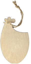 Ozdoba drewniana Craft-Fun Series zawieszka kura Titanum (7525A)