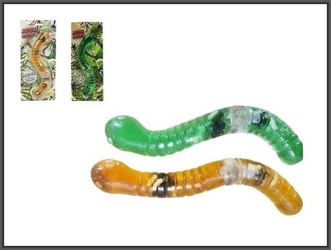 Gadżet żelowy Hipo Robak-larwa 24cm 2-rodzaje (621225) Gadżet żelowy Hipo Robak-larwa 24cm 2-rodzaje (621225)