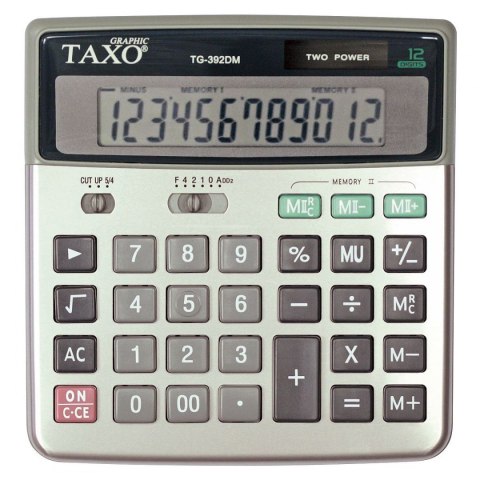 Kalkulator na biurko TG-392DM Taxo Graphic 12-pozycyjny Kalkulator na biurko TG-392DM Taxo Graphic 12-pozycyjny