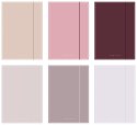 Teczka kartonowa na gumkę NUDE A4+ mix 400g Interdruk Teczka kartonowa na gumkę NUDE A4+ mix 400g Interdruk