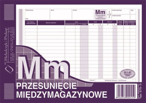 Druk samokopiujący Michalczyk i Prokop S wiel. A5 80k. (375-3) Druk samokopiujący Michalczyk i Prokop S wiel. A5 80k. (375-3)