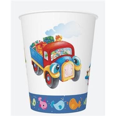 Kubek jednorazowy Pol-mak daisy papier 250ml (01) Kubek jednorazowy Pol-mak daisy papier 250ml (01)