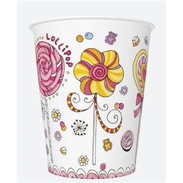 Kubek jednorazowy Pol-mak daisy papier 250ml (01) Kubek jednorazowy Pol-mak daisy papier 250ml (01)