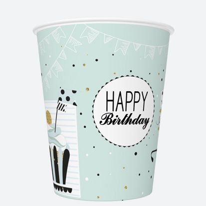 Kubek jednorazowy Pol-mak daisy papier 250ml (01) Kubek jednorazowy Pol-mak daisy papier 250ml (01)