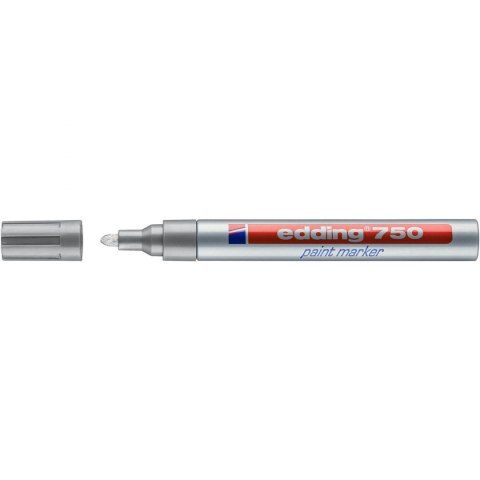 Marker specjalistyczny Edding srebrny 2,0-4,0mm okrągła końcówka (750/054/S ED) Marker specjalistyczny Edding srebrny 2,0-4,0mm okrągła końcówka (750/054/S ED)